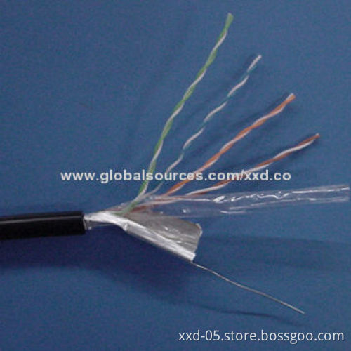 Cat5e FTP Patch Cord with 2/3/5m, 24AWG, PVC, LSZH, LDPE and Rip Wire Jacket
